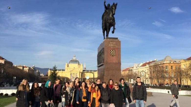 Ekskurzija študentov v Zagreb
