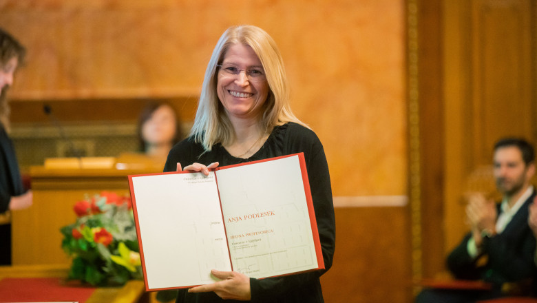 Prof. dr. Anja Podlesek (foto: Boštjan Podlogar, STA)